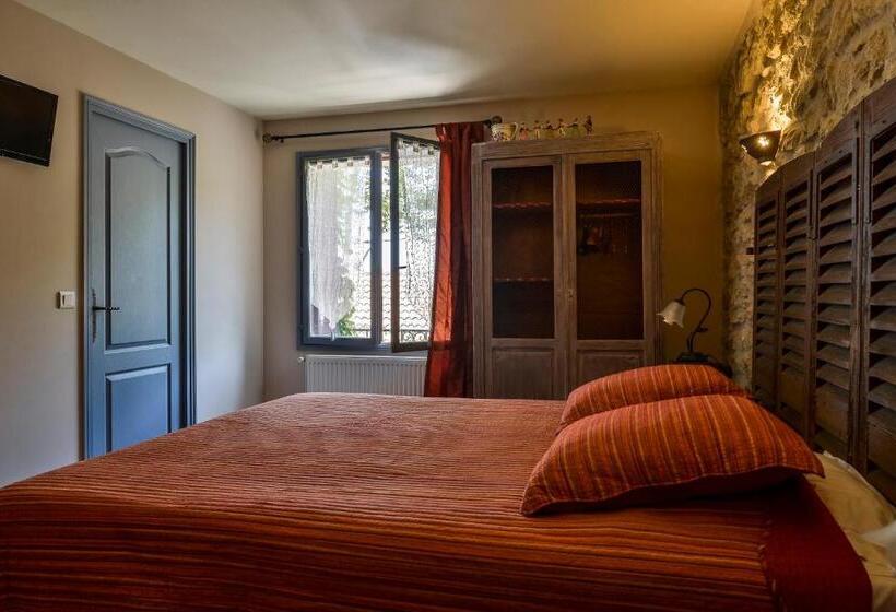 带大床的标准间, Hôtel Mas Vidau Porte Des Alpilles