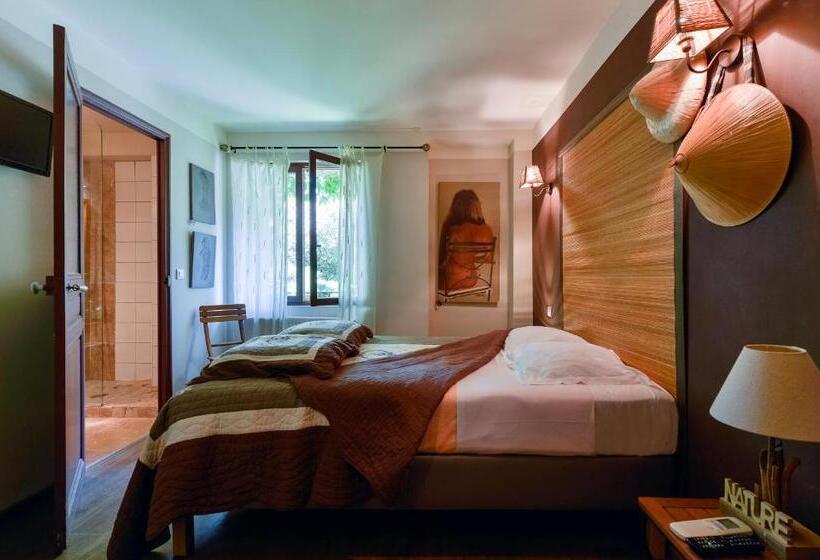 带大床的标准间, Hôtel Mas Vidau Porte Des Alpilles
