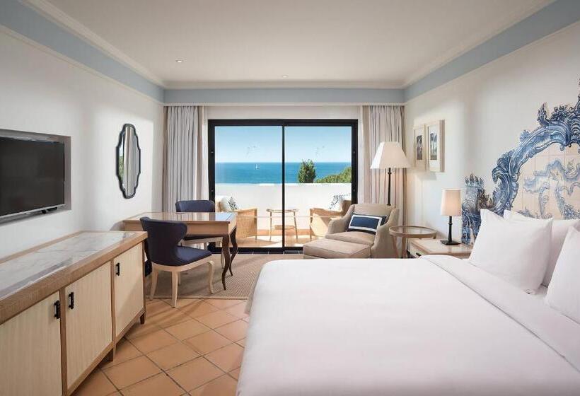 Quarto deluxe vista mar com balcao, Pine Cliffs Hotel, A Luxury Collection Resort