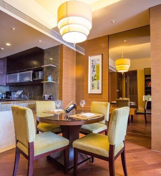 דירת חדר, Marriott Executive Apartment Tianjin Lakeview