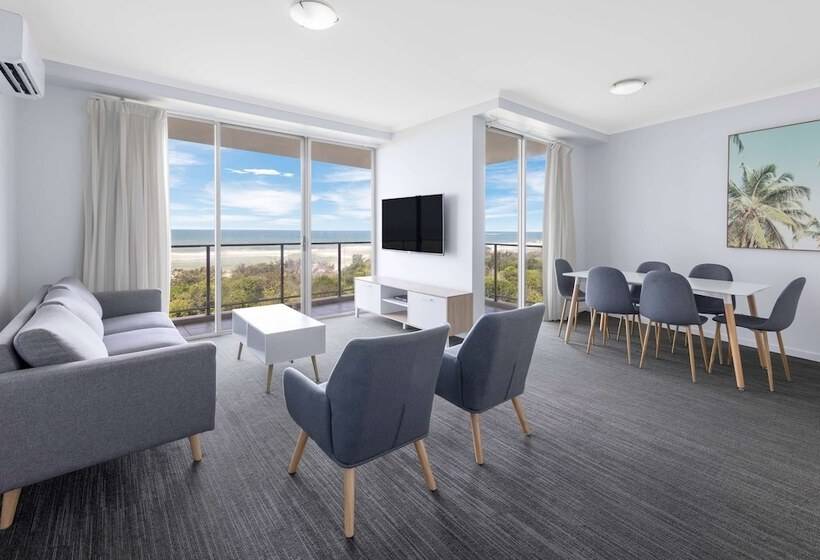 Апартаменты 3 Спальни Вид на Море, Ramada By Wyndham Marcoola Beach