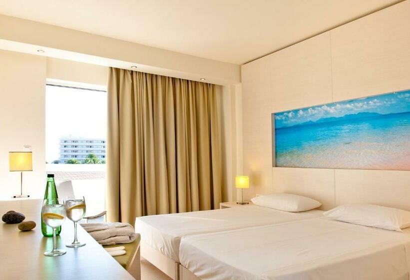 اتاق استاندارد با چشم‌انداز کوهستان, Lindos White Hotel & Suites