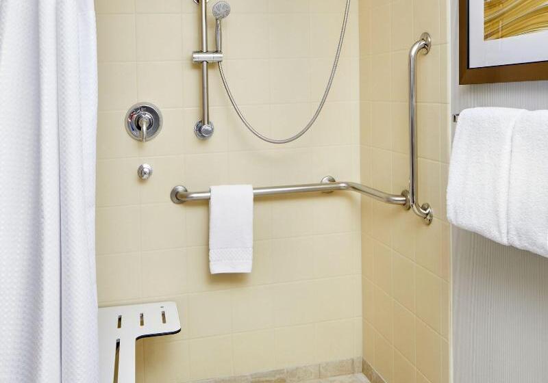 带大床的标准间, Courtyard By Marriott San Antonio Six Flags At The Rim