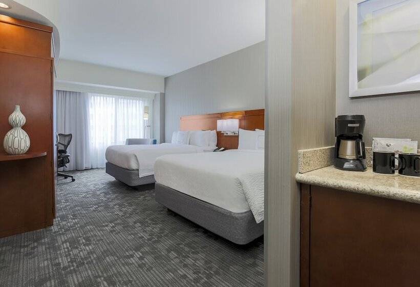 带2个双人床的标准工作室, Courtyard By Marriott San Jose Campbell