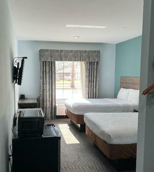 غرفه قياسيه سريرين مزدوجين, Americas Best Value Inn Sulphur