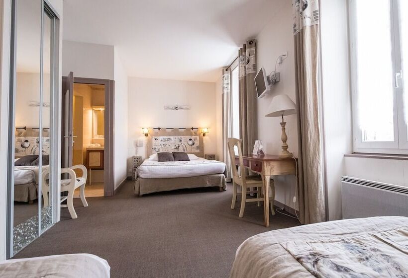 Четырехместный Номер Стандарт, Hôtel Le Peu Breton