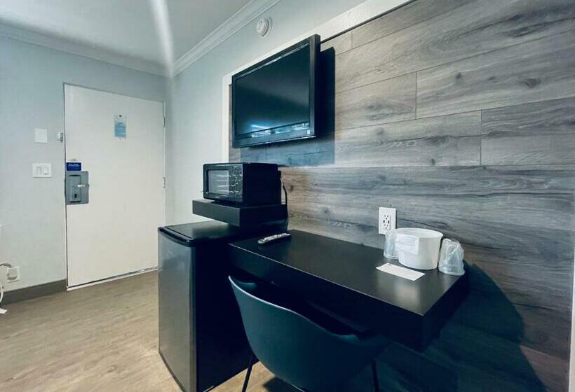 스탠다드 룸 킹사이즈 침대, Motel 6 Pico Rivera  Los Angeles, Ca