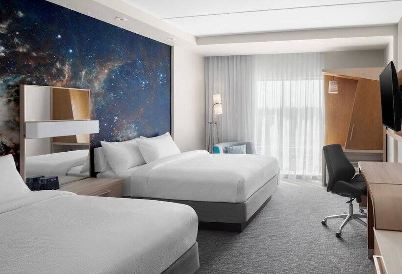 Номер Стандарт 2 Двуспальные Кровати, Courtyard By Marriott Titusville Kennedy Space Center