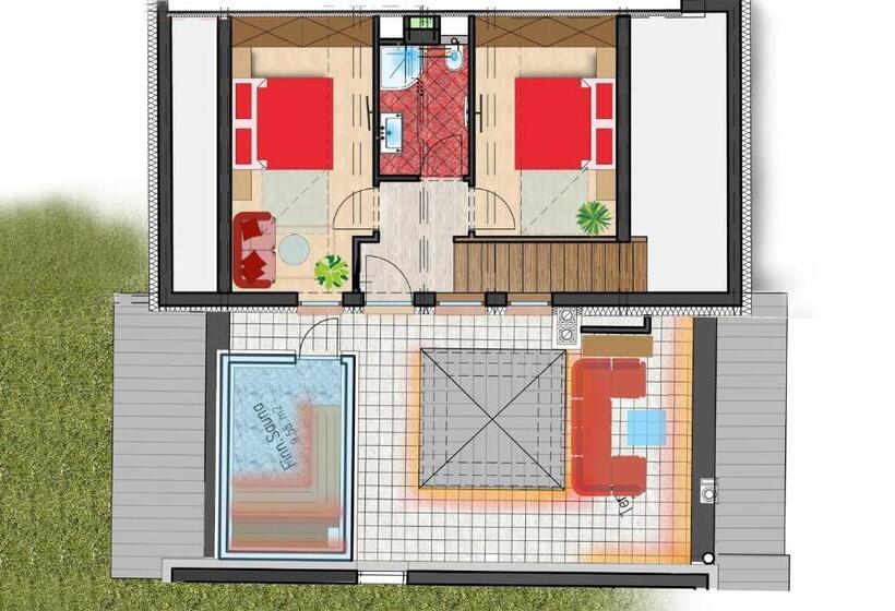 Апартаменты Пентхаус 1 Спальня, Apart Central – Premium Mountain&garden