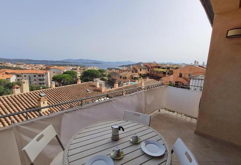 شقة غرفتين مطلة على البحر, Residence Borgo Punta Villa