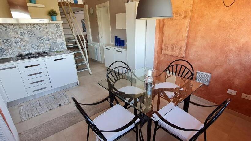 آپارتمان 1 خوابه با چشم‌انداز دریا, Residence Borgo Punta Villa