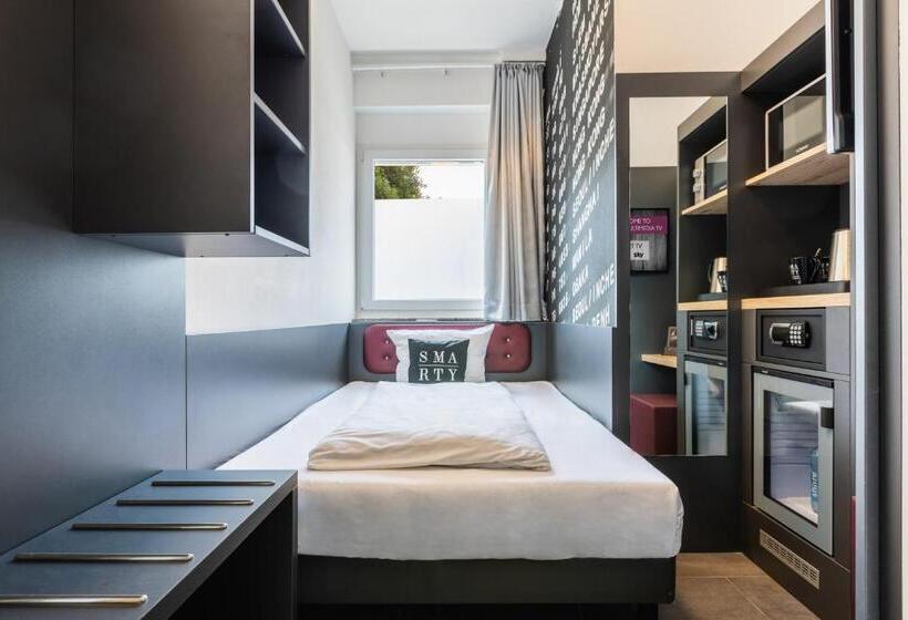 اتاق استاندارد یک نفره, SMARTY Airport Cologne Hotel - KONTAKTLOSER SELF CHECK-IN