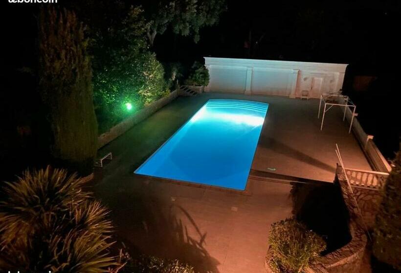 带海景的标准房, Chambre Vue Feérique Panoramique Calme Piscine Xxl