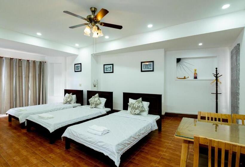 ویلای 1 خوابه با چشم‌انداز باغ, Golden Star Villa Hue