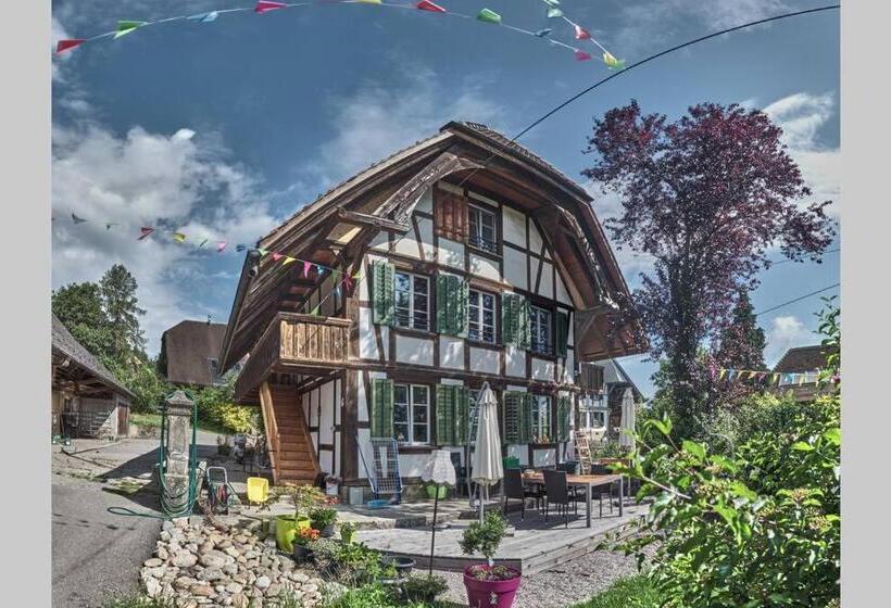 آپارتمان 2 خوابه, Uelis Stöckli Familienfreundliche Wohnung Auf Dem Bauernhof Mit Hotpot Und Alpakatrekking