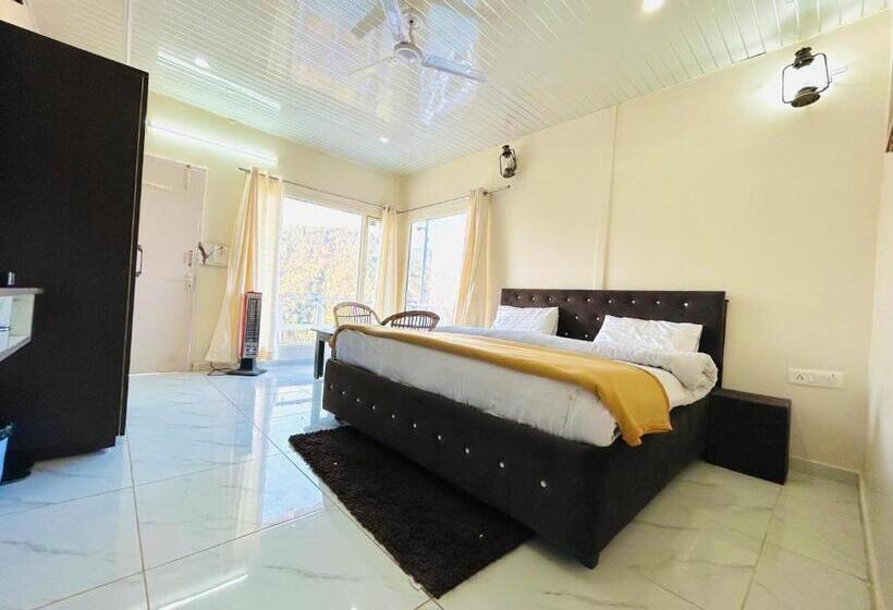 带大床的标准间, In Apple Estate Kanatal   Himalayan View Resort With Courteous Staff
