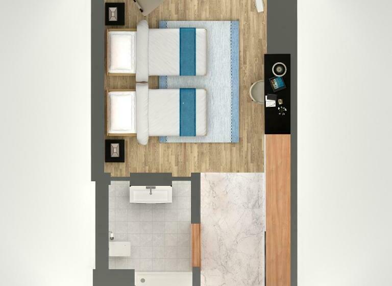 Номер Deluxe Вид на Море Боковой, Wyndham Grand Istanbul Levent Hotel & Conference Center