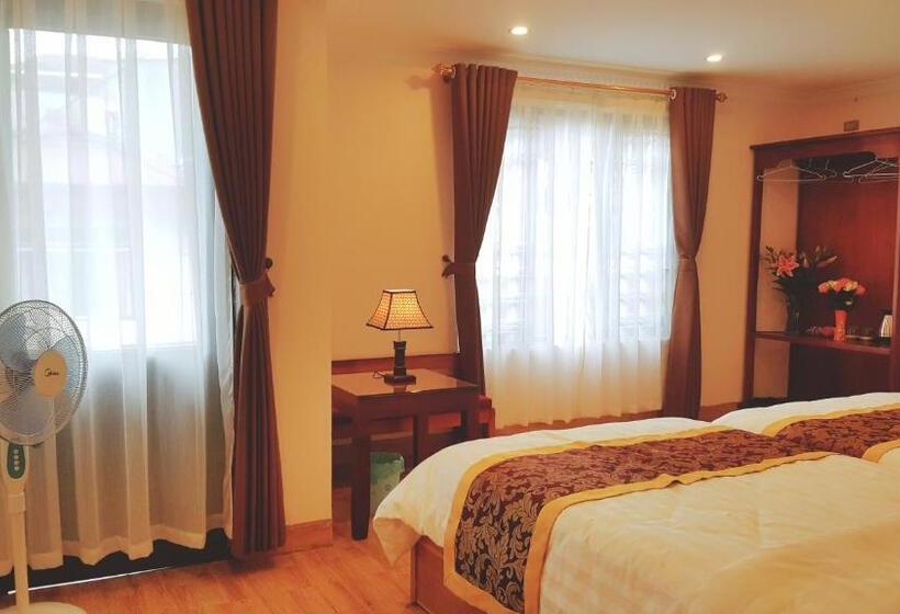 اتاق استاندارد سه تخته با چشم‌انداز, Fancy Sapa Hostel 2