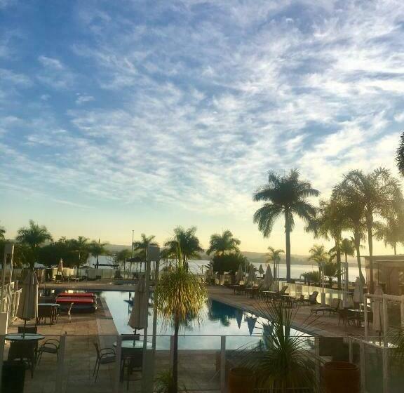 带1个卧室带花园景观的公寓, Life Resort   Flat Aconchegante