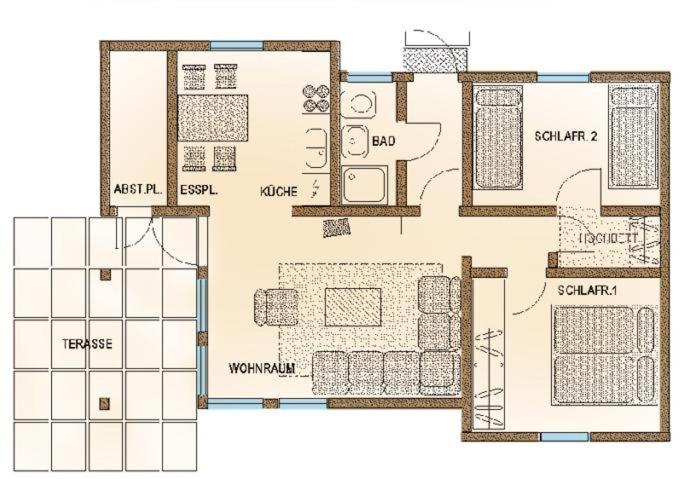 Апартаменты 2 Спальни, Holiday Park  Robinson