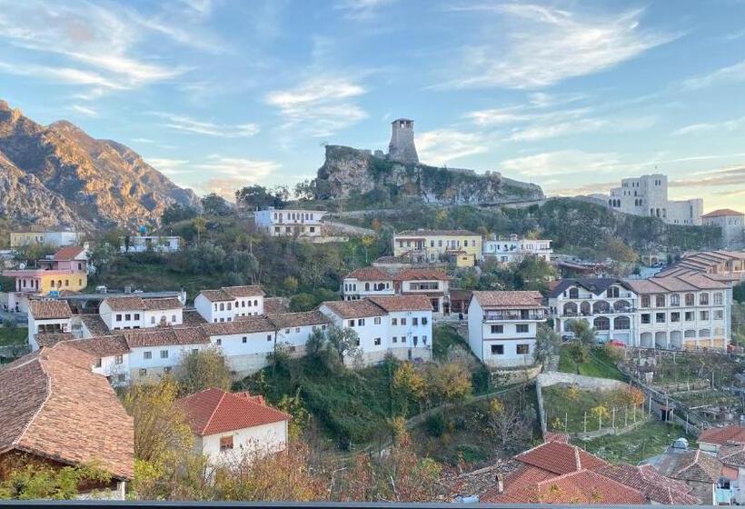 带按摩浴盆的套房, Panorama Kruje View On The Castle And The Old Town