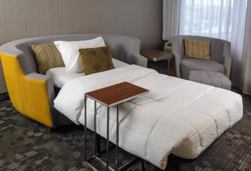 带大床的标准间, Courtyard By Marriott Toronto Northeast/markham