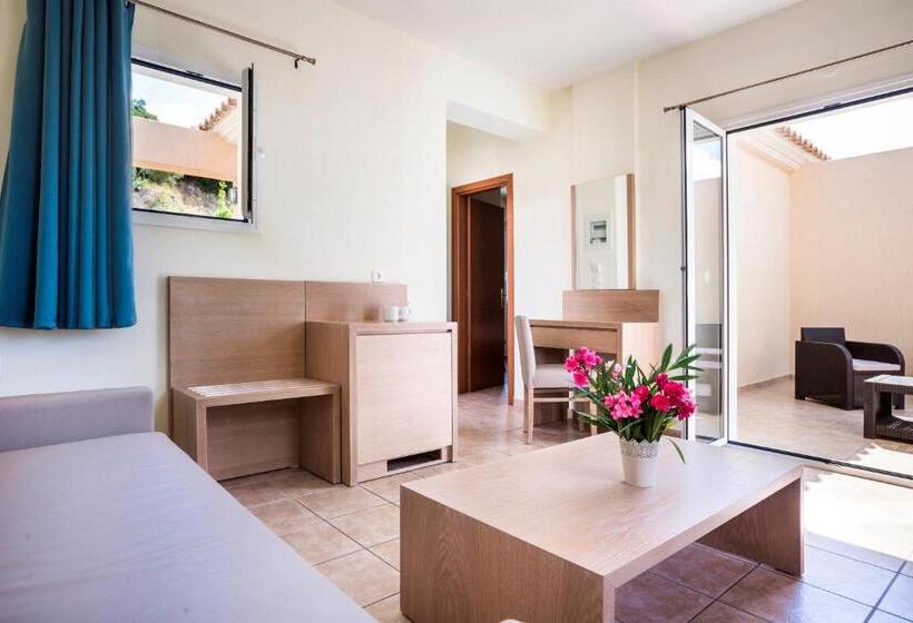 1침실 수피리어 아파트 바다 전망, Dionysos Village Resort