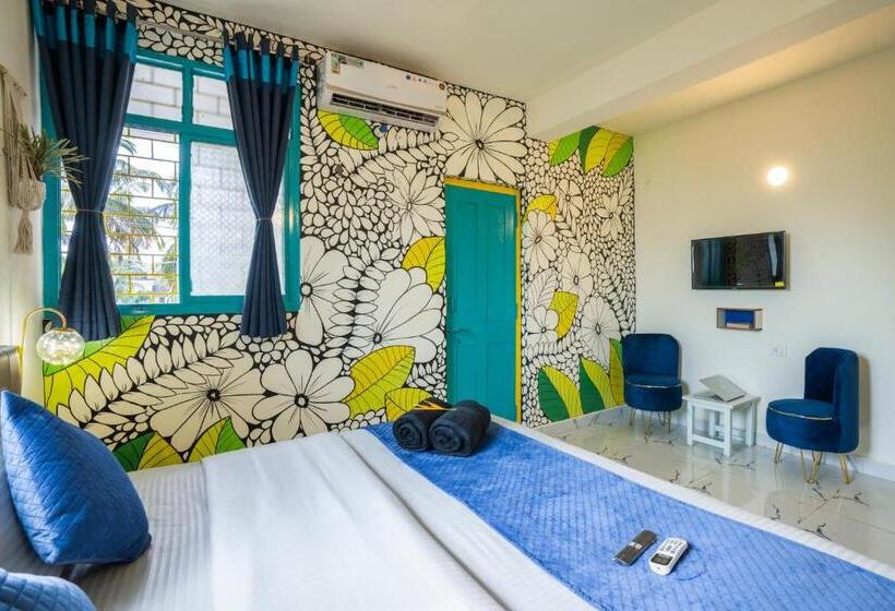 Номер Deluxe с Балконом, Shalom Backpackers Anjuna Goa