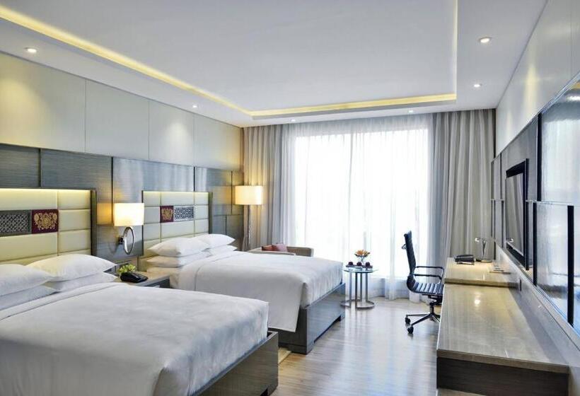 اتاق استاندارد با 2 تخت دوبل, Jw Marriott Mumbai Sahar Airport