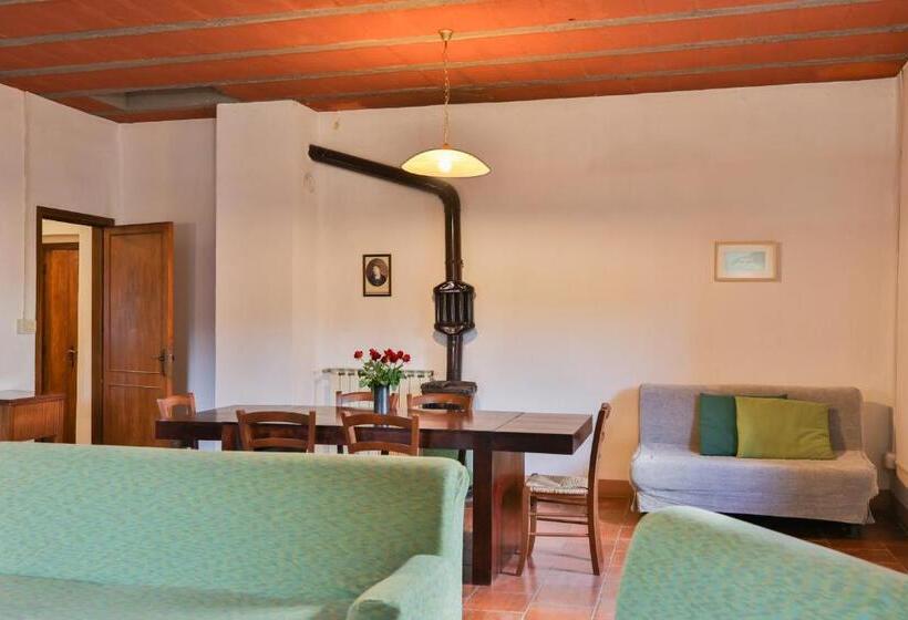 Апартаменты 2 спальни Вид на Бассейн, Antico Borgo La Torre Agriturismo