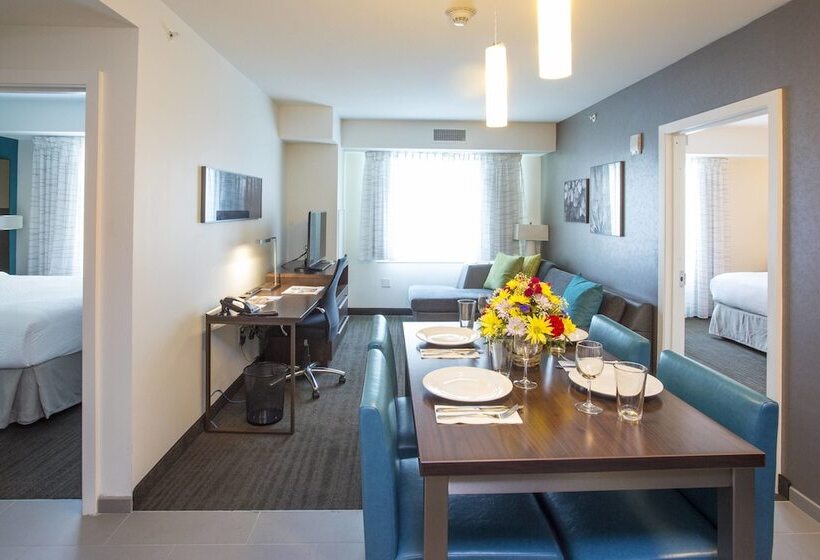 Люкс 2 Спальни, Residence Inn By Marriott The Bronx At Metro Center Atrium
