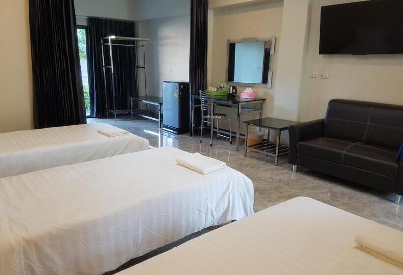 Апартаменты 1 Спальня с Балконом, Dd Residence Sai5 Salaya ห้องพัก ดีดี สาย5 ศาลายา