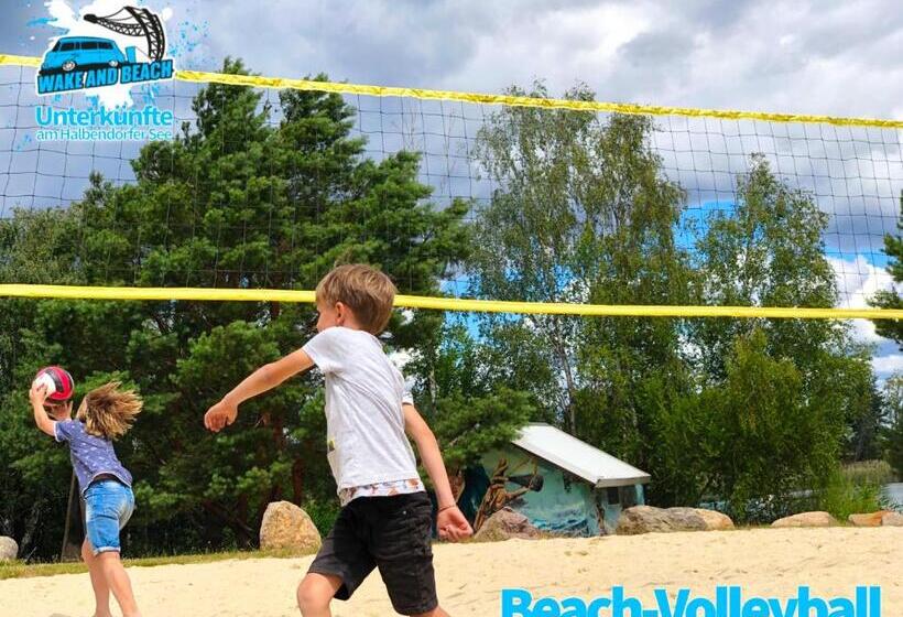 Дом 1 Спальня, Unterkünfte Bei Wake And Beach Am Halbendorfer See