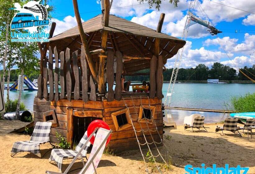 Дом 1 Спальня, Unterkünfte Bei Wake And Beach Am Halbendorfer See