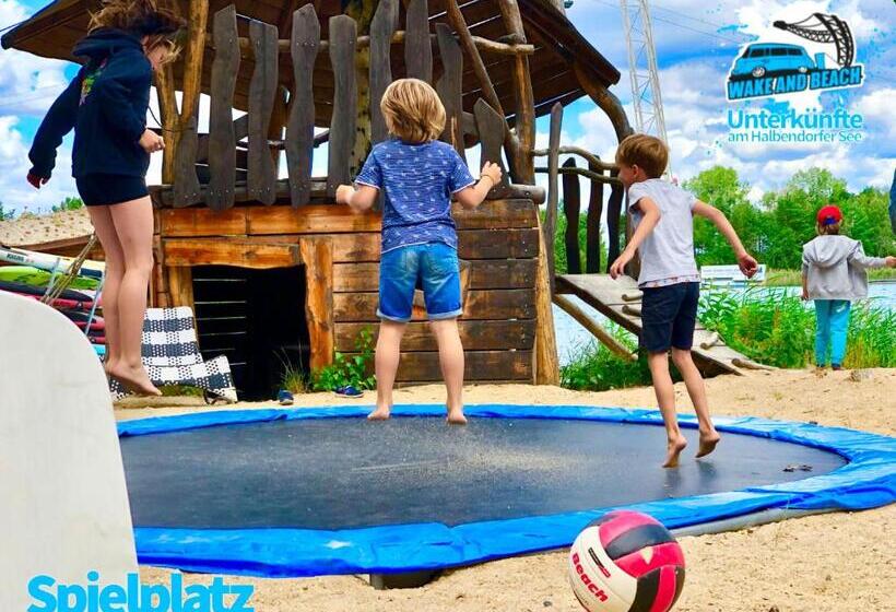 Шале 1 Спальня, Unterkünfte Bei Wake And Beach Am Halbendorfer See