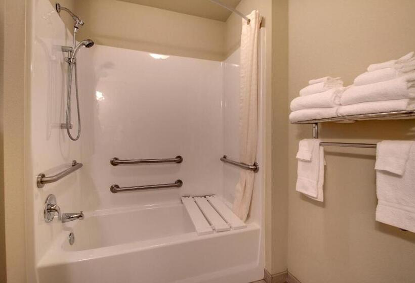 장애인을 위한 킹사이즈 침대 스탠다드 룸, Cobblestone Inn & Suites   Schuyler