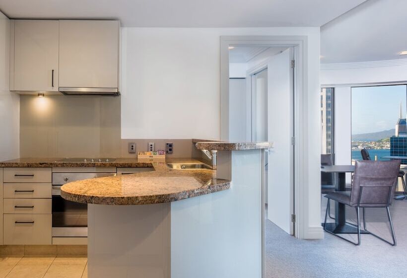 침실 2개 스위트, Avani Metropolis Auckland Residences