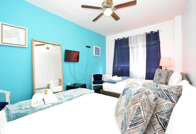 스탠다드 룸 더블 침대 2개, South Beach Rooms And Hostel