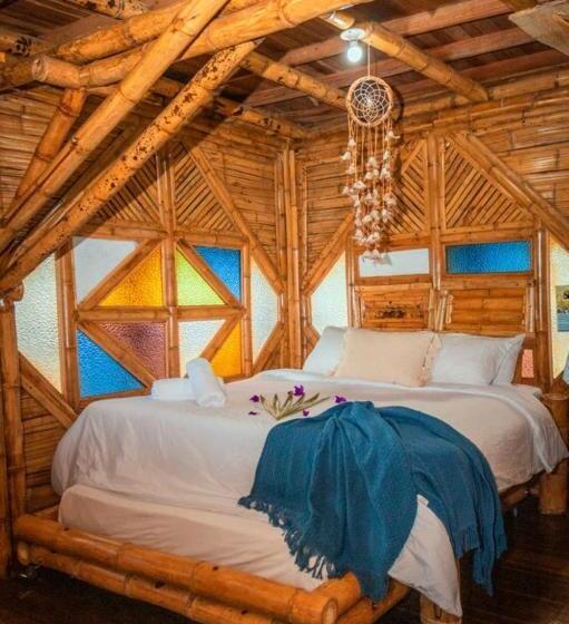 标准间带阳台, Ecohotel Tierra De Agua
