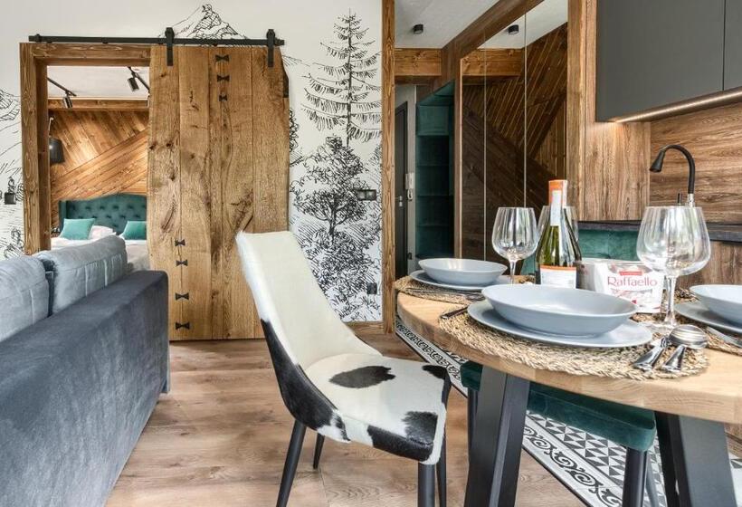 Апартаменты 1 Спальня, Aparthotel Royal Resort Spa Zakopane