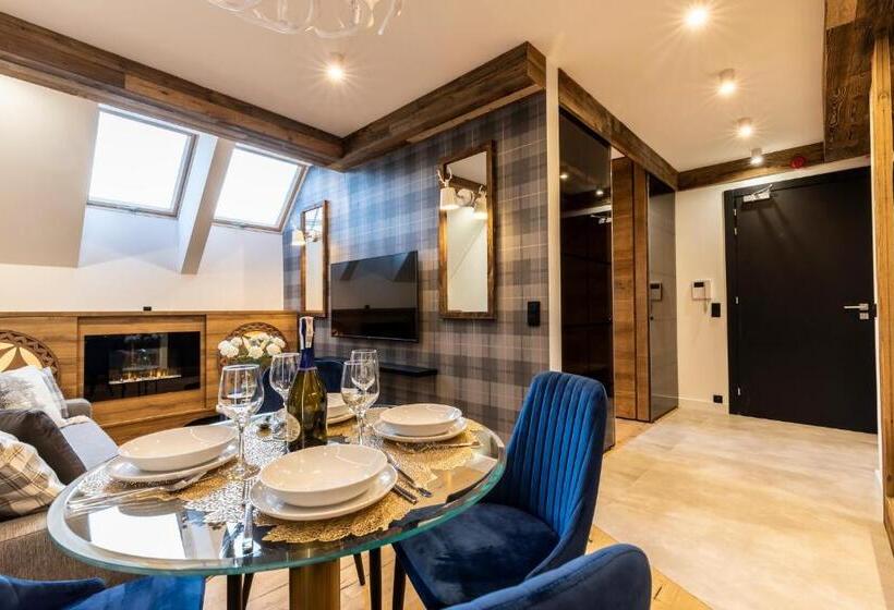 Королевские апартаменты с 1 спальней, Aparthotel Royal Resort Spa Zakopane