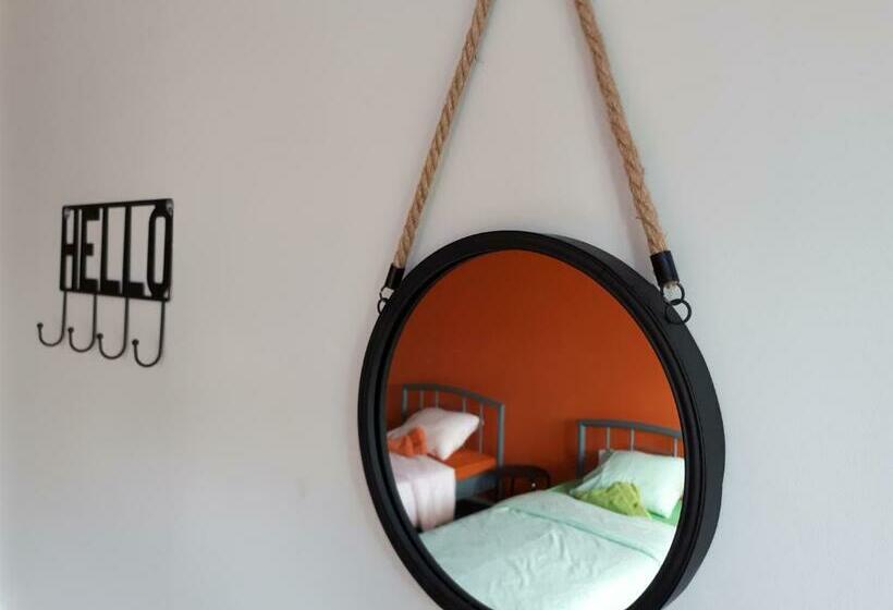 غرفة قياسية رباعية حمام مشترك, Hello Gdynia Hostel