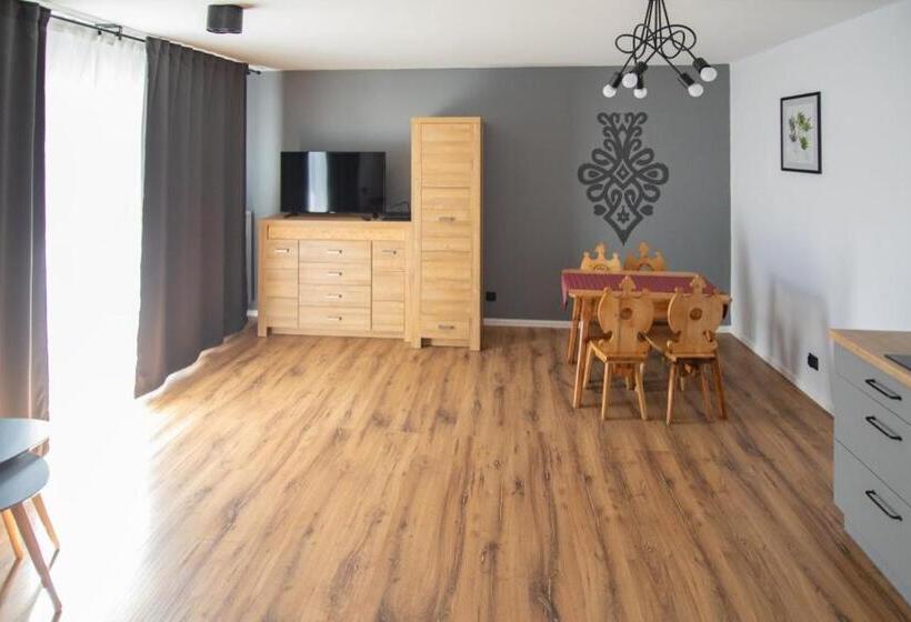 Апартаменты 1 Спальня с Террасой, 5 Wierchów Apartamenty