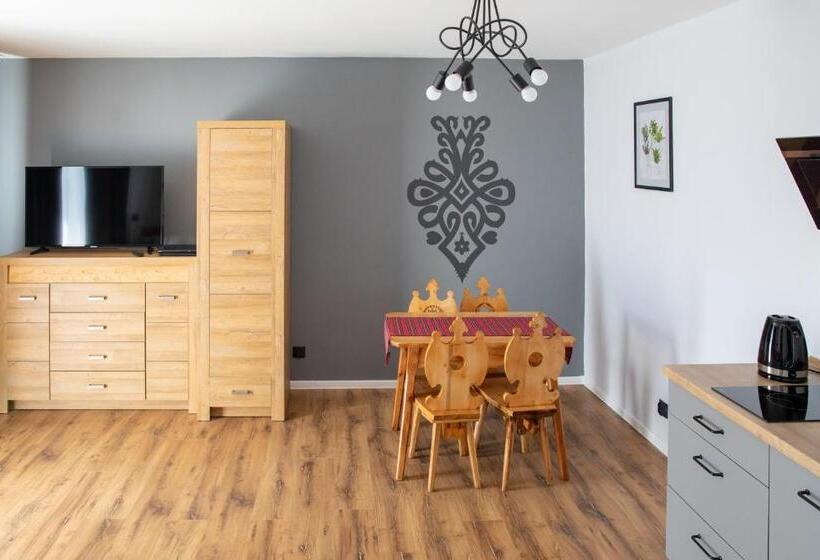 Апартаменты 1 Спальня с Террасой, 5 Wierchów Apartamenty
