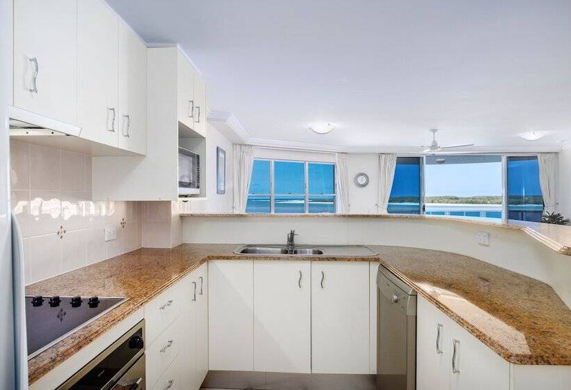 침실 2개 디럭스 아파트, Watermark Resort Caloundra