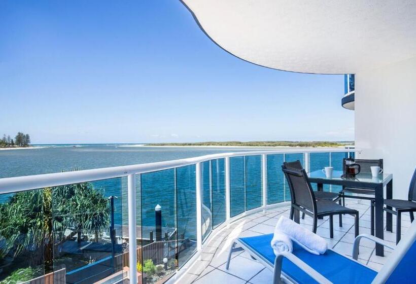 2침실 디럭스 아파트 바다 전망, Watermark Resort Caloundra