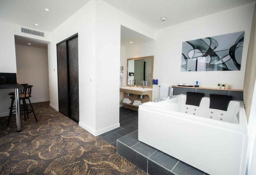 전망 주니어 스위트, Le Barracuda & Spa, Centre Port, Pieds Dans L Eau, Vue Mer