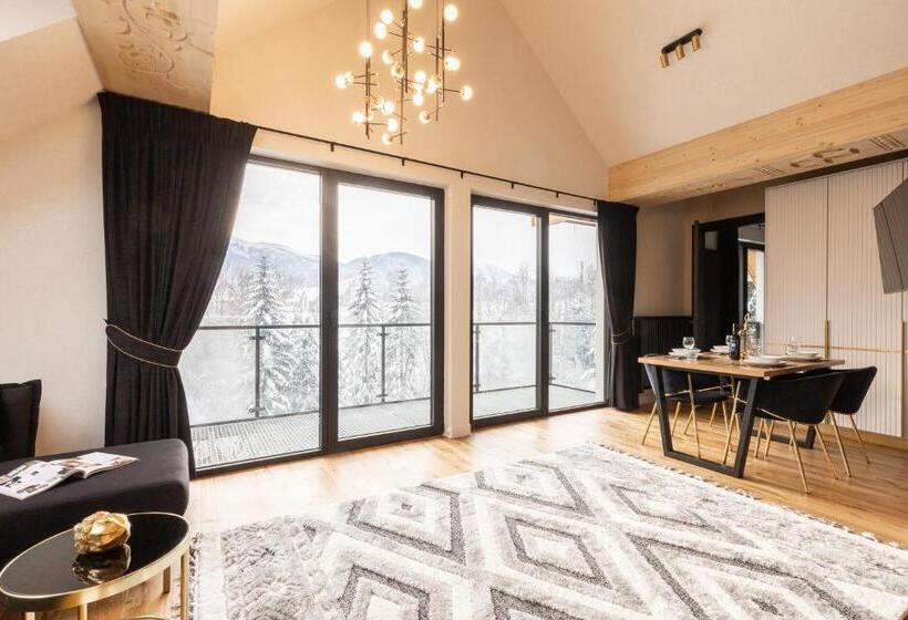 Апартаменты Deluxe 1 Спальня, Tatry Residence Spa   950 Km Stacja Narciarska Szymoszkowa