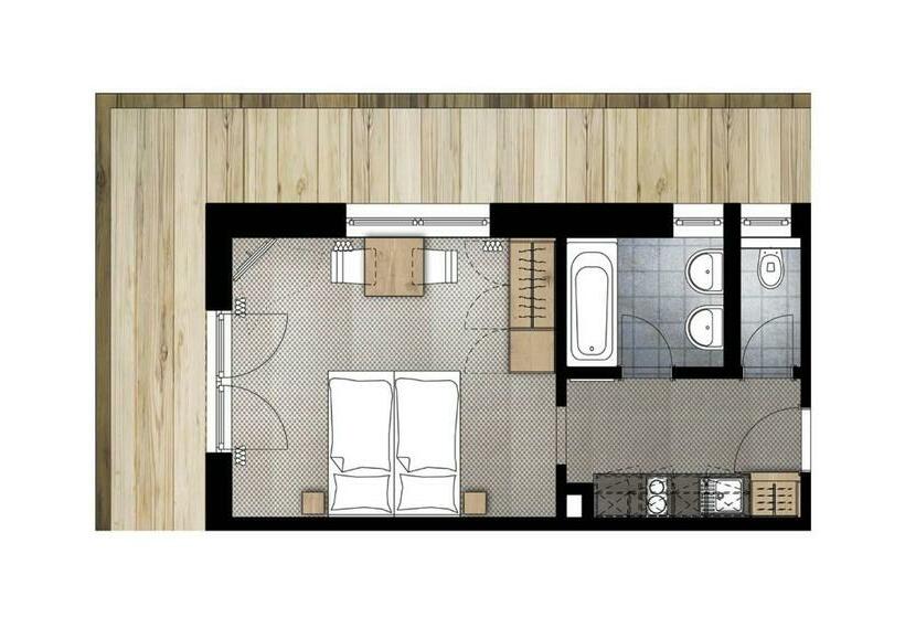 Студия Стандарт, Gurglhof Apartmenthaus