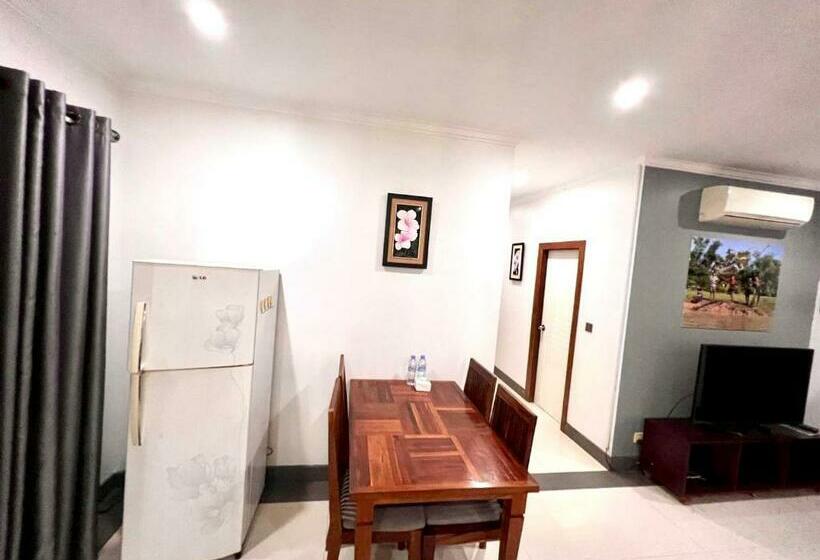 バルコニー付き１ベッドルームアパートメント, Vista Angkor Residence